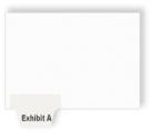 Exhibit Alphabetic A-Z, Legal Index Tab Dividers, Individual Bottom Tabs, Letter Size, 25/Pkg. - (Avery, All State, & Blumberg)